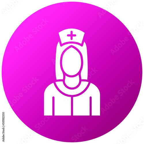 Vector Design Nurse Icon Style