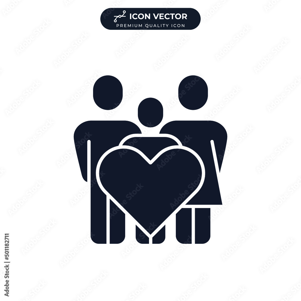 adoption icon symbol template for graphic and web design collection logo vector illustration adoption icon symbol template for graphic and web design collection logo vector illustration