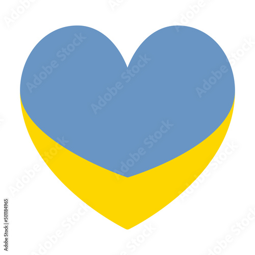 Blue and yellow hearts like the symbol of Ukraine. Stand with and support Ukraine. Pray Ukraine. Russian-Ukrainian conflict. Stop world war. Banner cartoon design. 