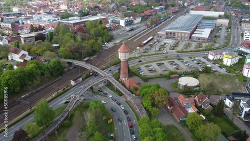 Wasserturm Lingen Emsland Luftaufnahme Drohne Stadt