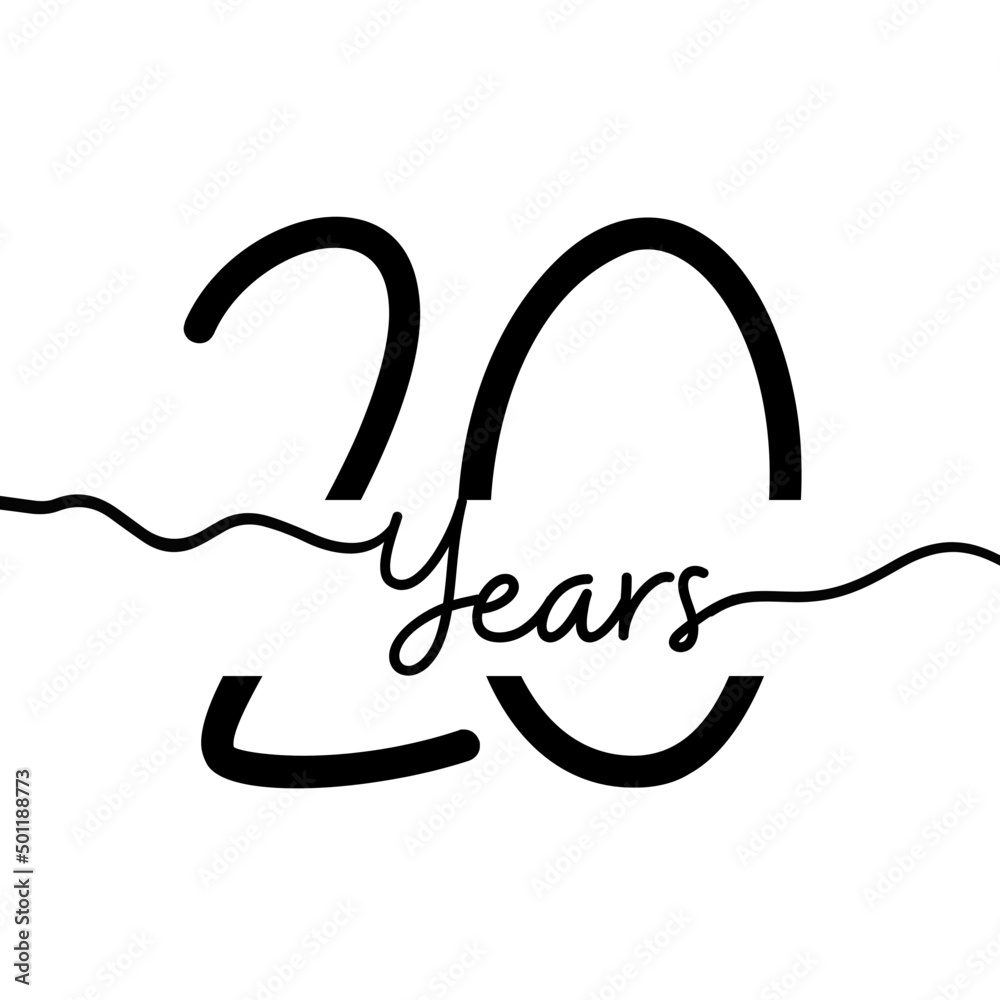 20th years old happy birthday with white background ( ANNIVERSARY) 20th years old happy birthday with white background ( ANNIVERSARY)