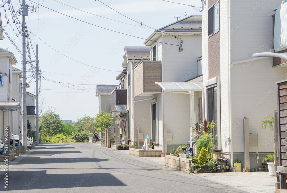 閑静な住宅街