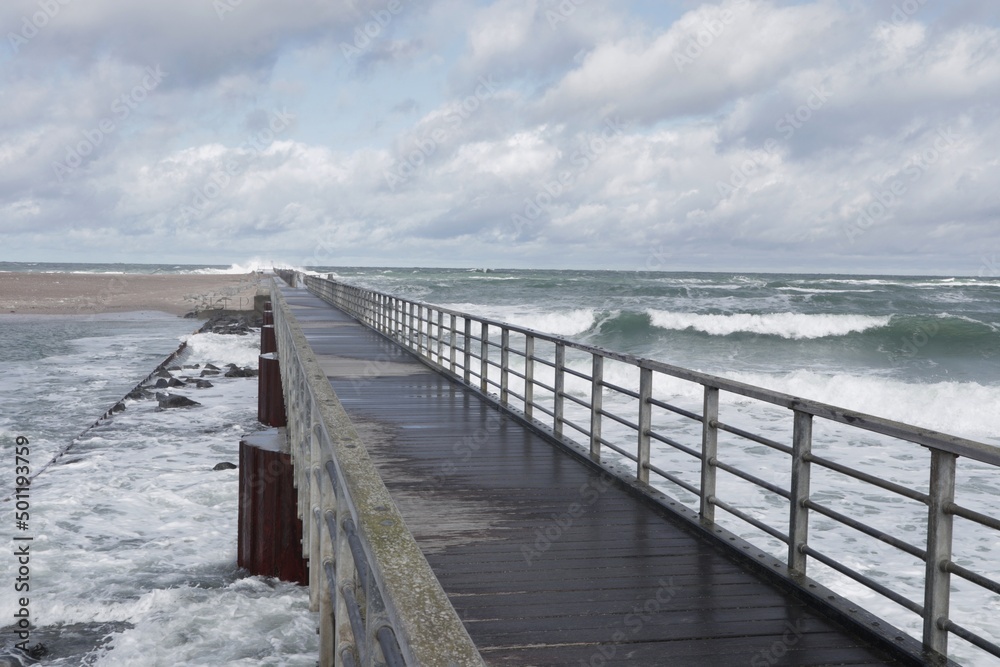 pier in the sea