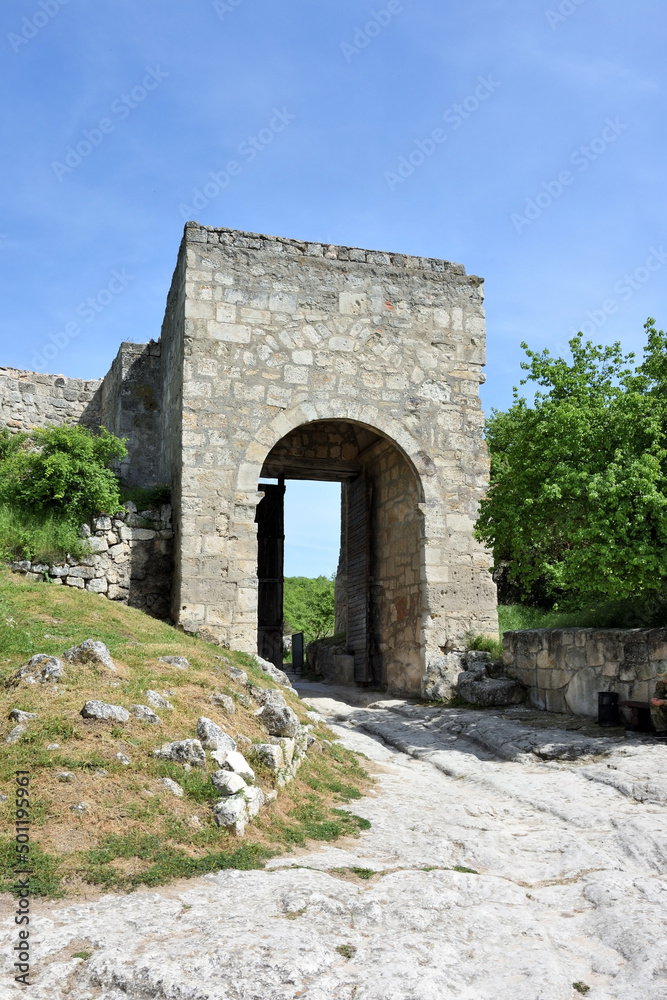 Cave town Chufut-Kale at Bakhchisarai, Crimea