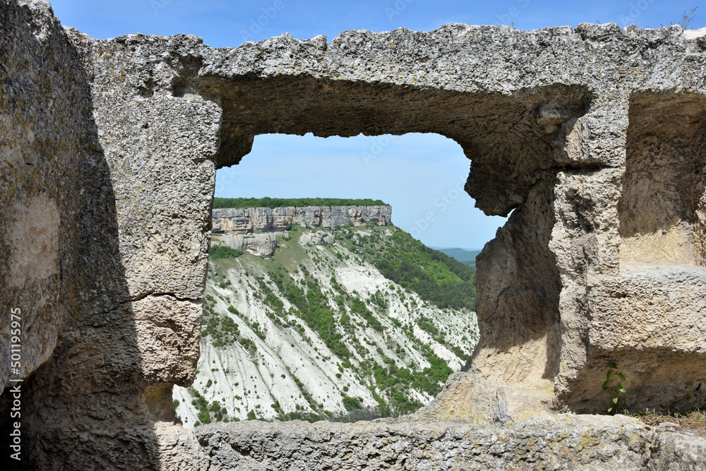 Chufut-Kale cave city, Crimea, Bakhchisarai region