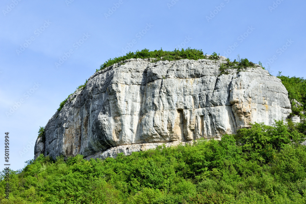 Big mountain at the Bakhchisarai region, Crimea
