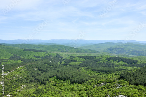 Crimea rocks at the Bakhchisarai region