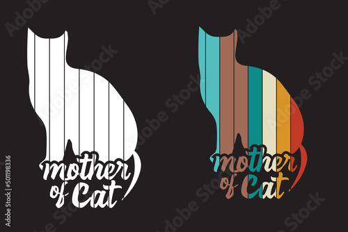 Cat lover Vector Illustration for T-shirt design, coffee vector , cat lover t-shirt design
