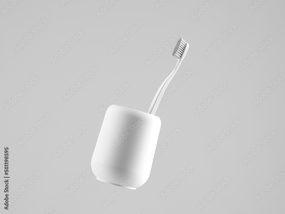 Obraz premium Cosmetic bottle mock-up. Minimal box 3d.