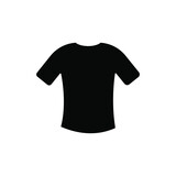 t-shirt icon vector. simple flat template isolated