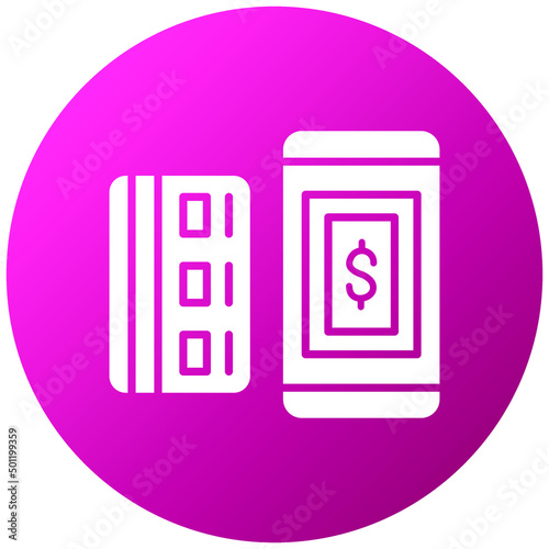Vector Design Cashless Payment Icon Style