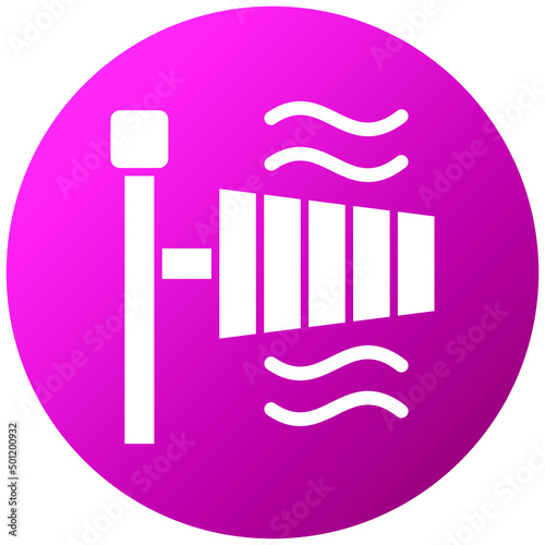 Vector Design Windsock Icon Style