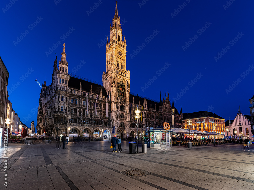 Fototapeta premium München - Marienplatz