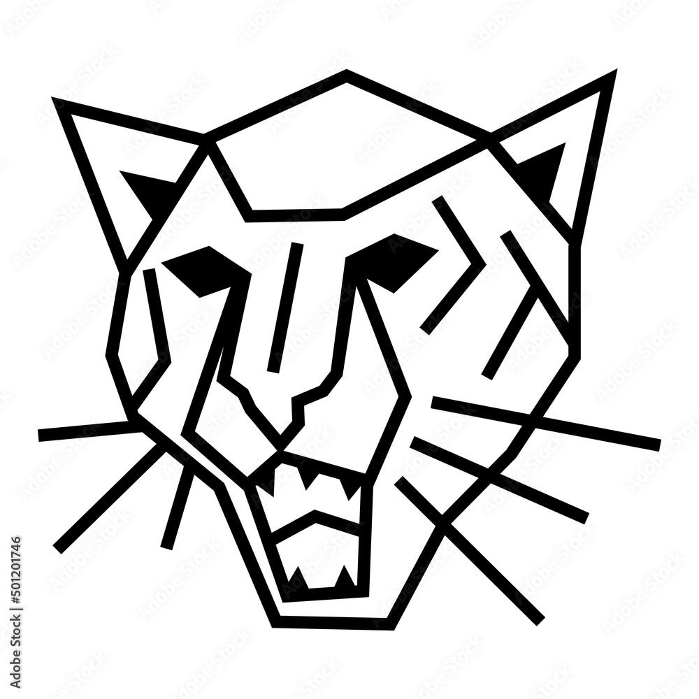 Tiger icon vector. Flat icon stock. Vector Illustration on white background. Tiger icon vector. Flat icon stock. Vector Illustration on white background.