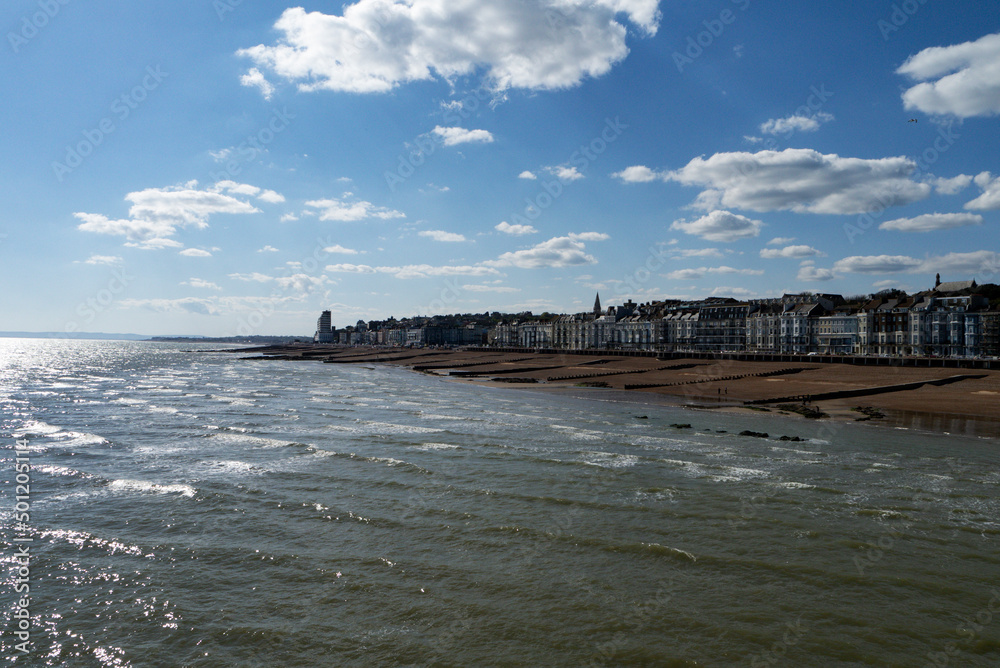 Hastings and St Leonards Seafront in April. Hastings and St Leonards Seafront in April.