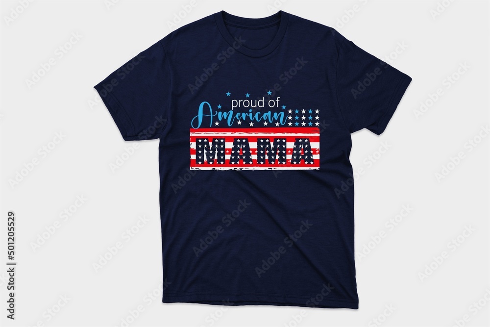 American Mom 4th of July and Mothers day t-shirt design American Mom 4th of July and Mothers day t-shirt design