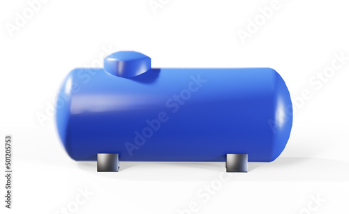 Gas cylinder lpg tank gas-bottle 3d render