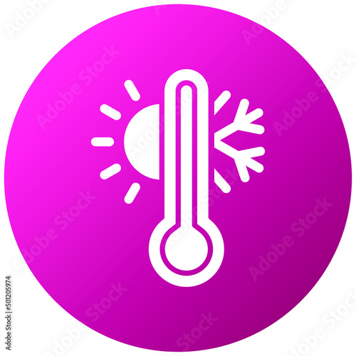 Vector Design Thermometer Icon Style