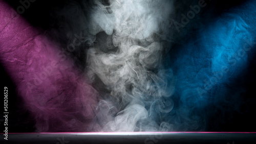Neon atmospheric smoke, abs...