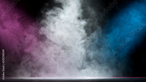 Neon atmospheric smoke, abs...
