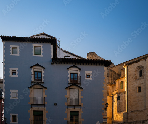 Streets of the city of Cuenca, a world heritage city. Spain.