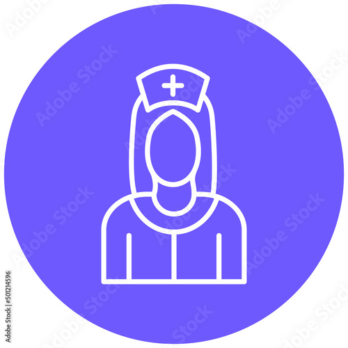 Vector Design Nurse Icon Style