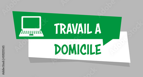 Logo travail à domicile.