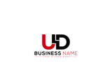 Letter UD Logo Image, Colorful Ud du Logo Letter Vector Icon Design For Any Type Of Brand Or Business