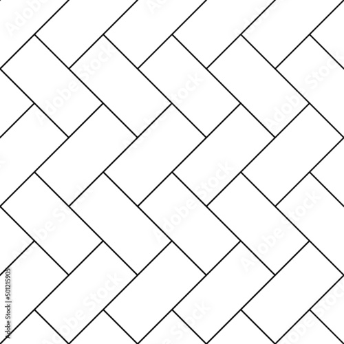 Wooden floor parquet