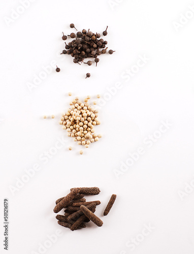 Wallpaper Mural Three Different Types of Pepper; Long Cru Madura Torontodigital.ca