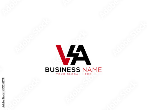 Abstract VA Logo Letter, Letter Va av Logo Icon Vector Image Design For All Kind Of Use