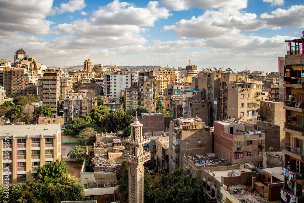 View over the roofs of Cairo, Egypt