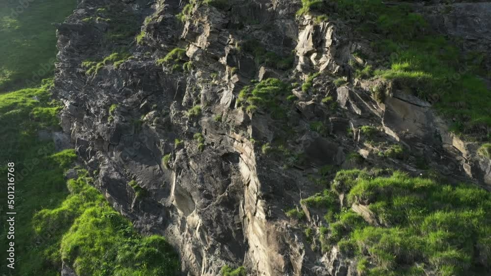 Green Meadows And Mountains Of Switzerland. Aerial Survey Green Meadows And Mountains Of Switzerland. Aerial Survey