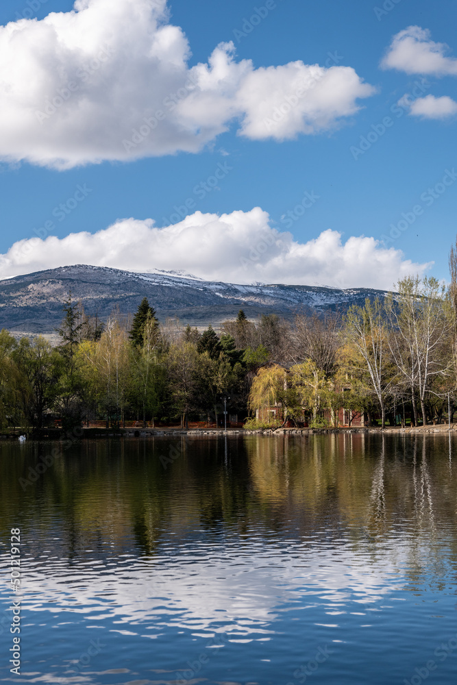 lake in the mountains