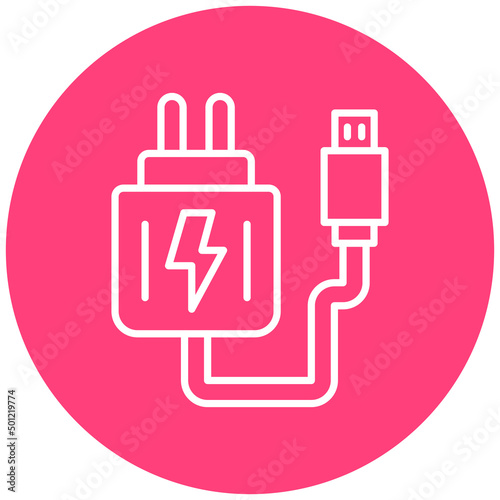 Vector Design Adapter Icon Style