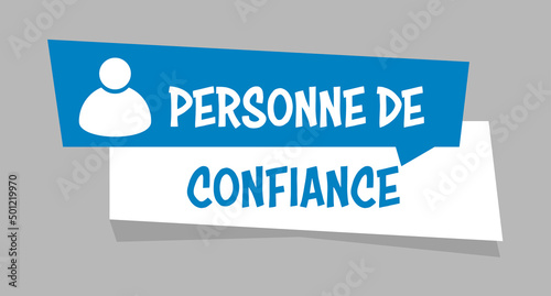 Logo personne de confiance.