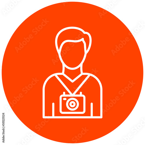 Vector Design Cameraman Icon Style
