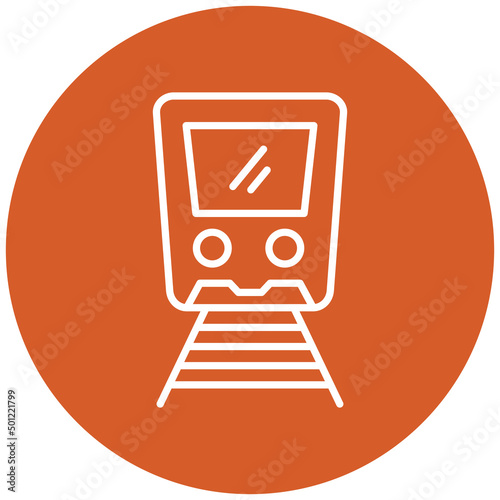Vector Design Train Icon Style