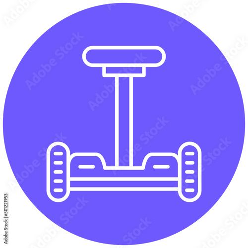 Vector Design Hoverboard Icon Style
