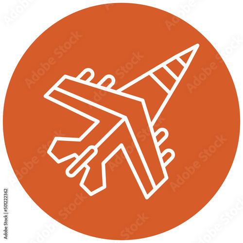 Vector Design Jet Icon Style