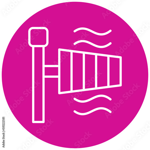 Vector Design Windsock Icon Style