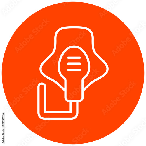 Vector Design Oxygen Mask Icon Style