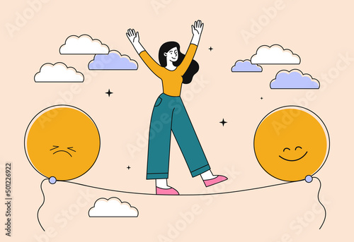 Emotional balance concept