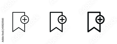 bookmark icon with plus icon, add to favorite label icons. save ribbon saving sign - book mark icon bookmarks sign