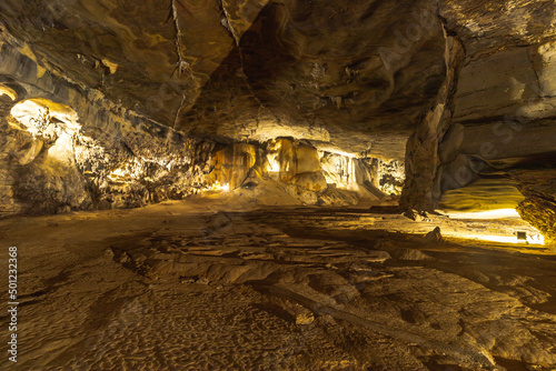 grotto in the city of Cordisburgo, State of Minas Gerais, Brazil photo
