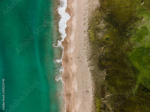 Hot Water beach in the Coromandel of New Zealand's North Island photo