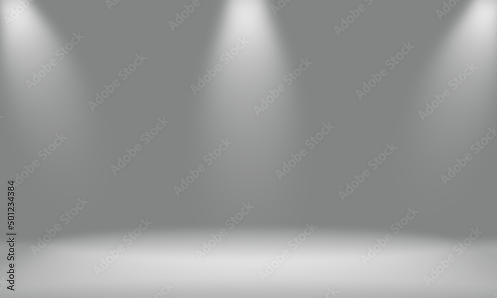 empty studio room background gray white empty studio room background gray white