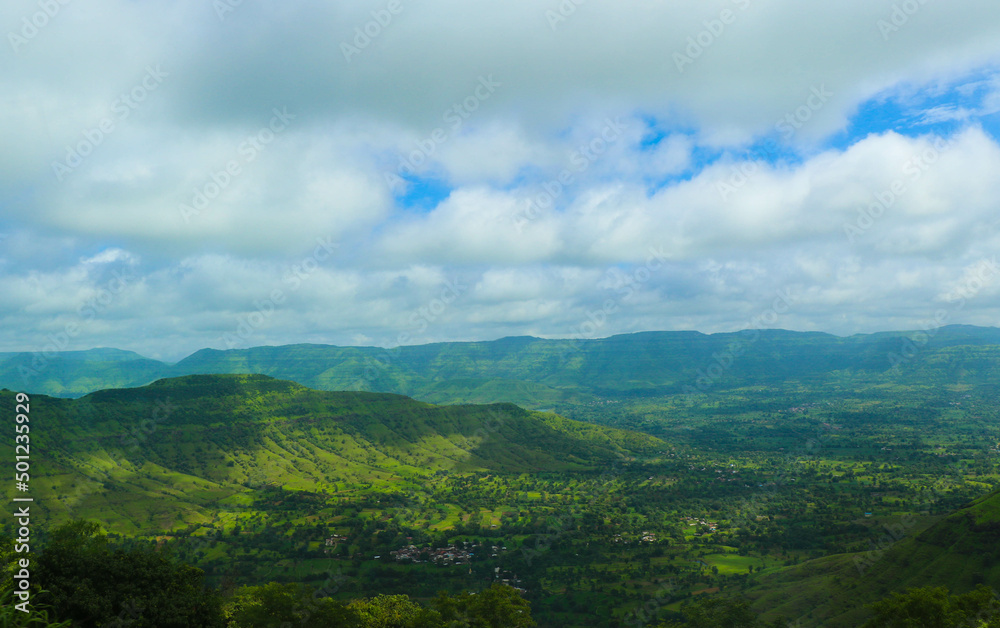 Fototapeta premium clouds over the mountains