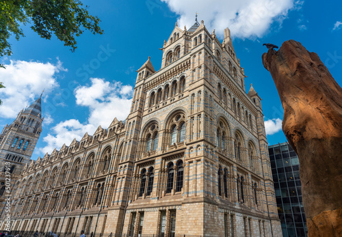 Canvas Print Exterior of the Natural History Museum,London,England,United Kingdom