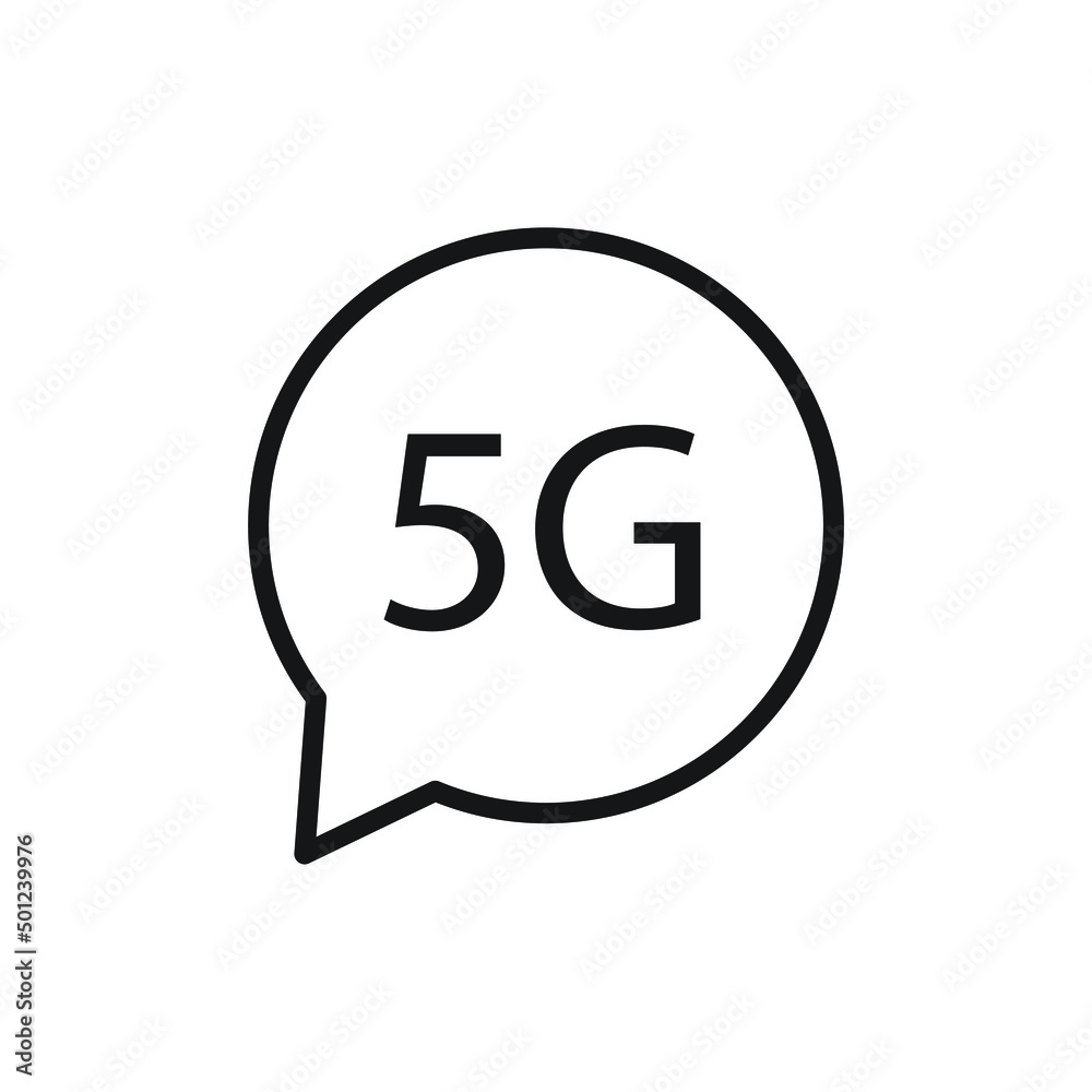 5G internet communication icon design. vector illustration 5G internet communication icon design. vector illustration